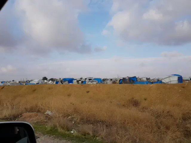 Ain al Issa IDP camp is empty and a frontline