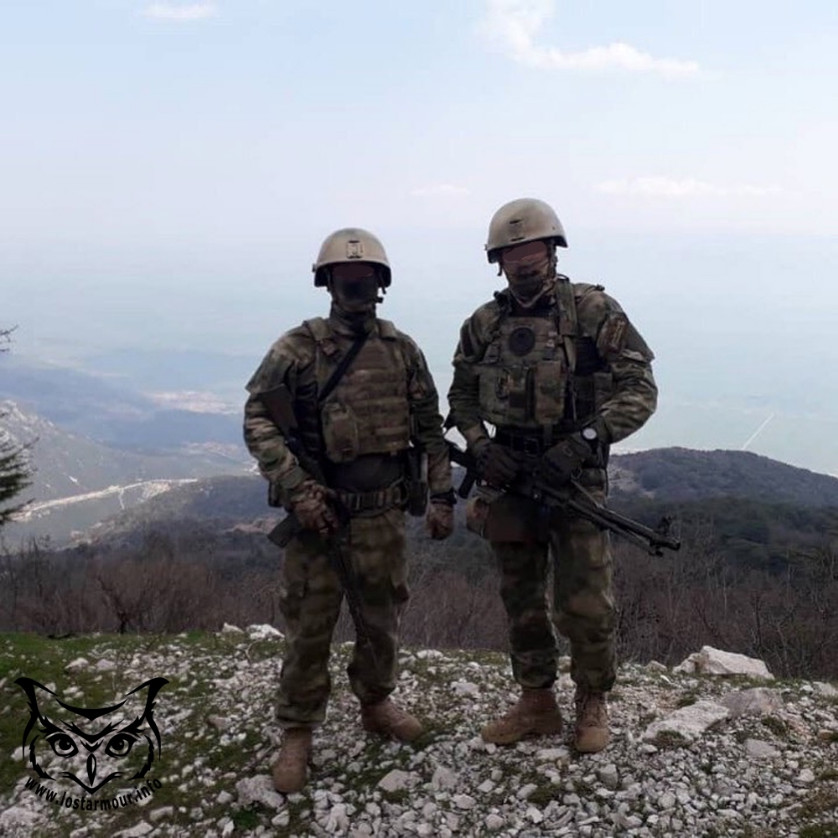 Syria: Russian PMC pictured on hills overlooking Jourin in Ghab Plain (NW. Hama)