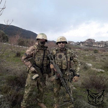 Syria: Russian PMC pictured on hills overlooking Jourin in Ghab Plain (NW. Hama)