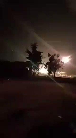 Video showing Turkish army launching missiles after attack on checkpoint near Turunbah near Saraqib