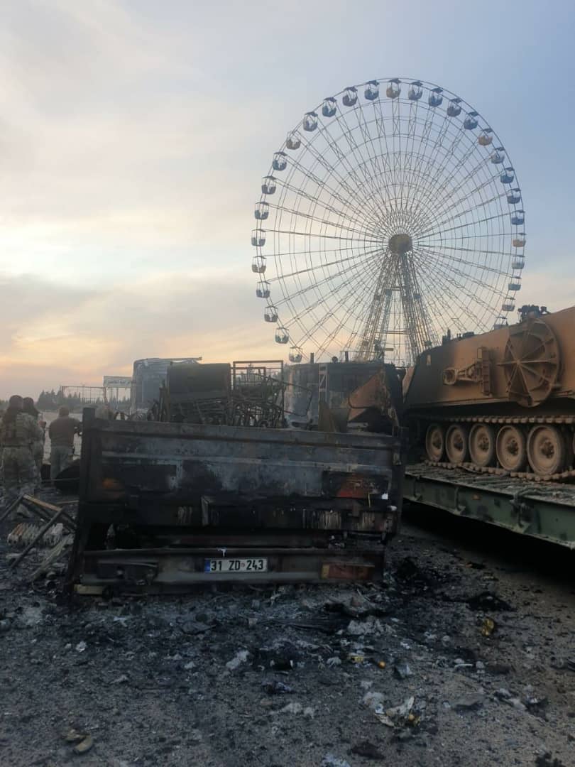 Syria: strikes on TSK convoy in Idlib countryside are now visually confirmed