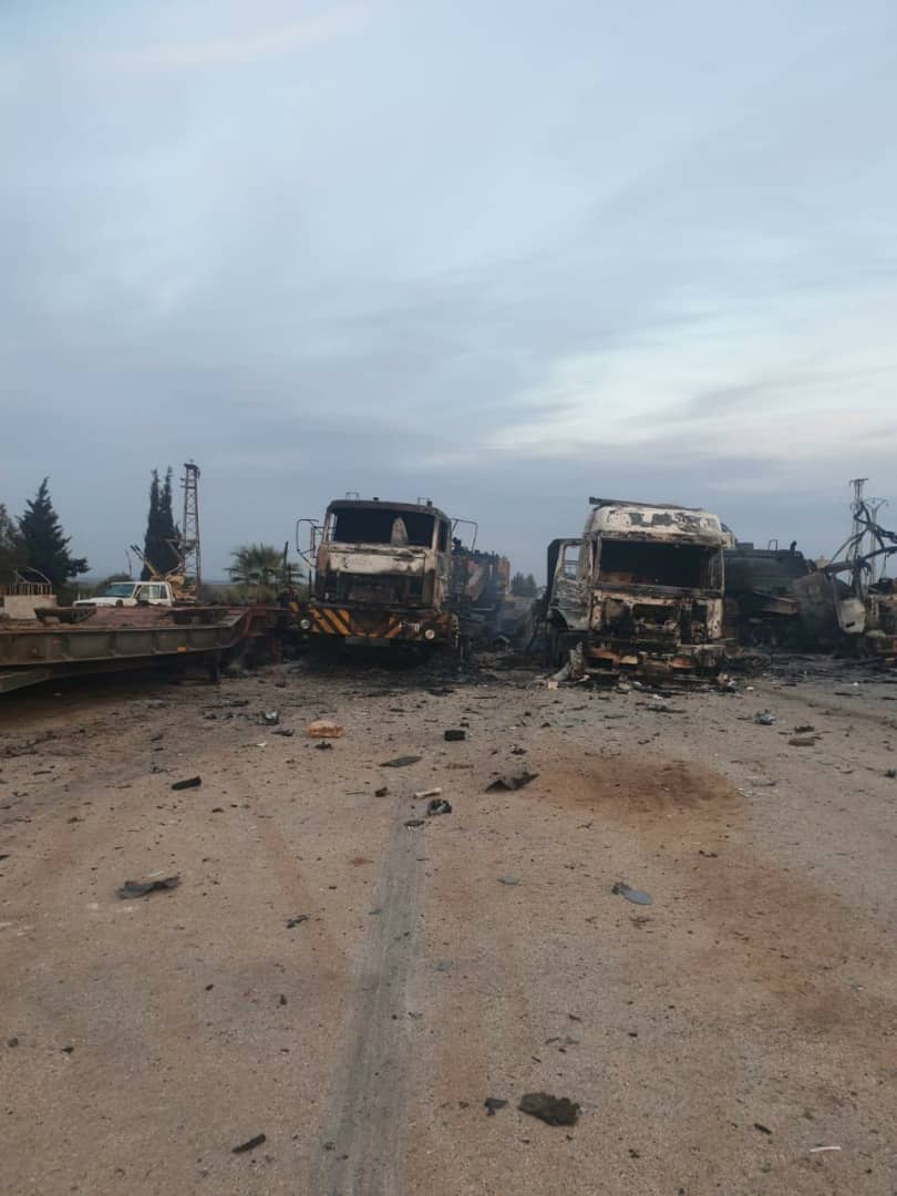 Syria: strikes on TSK convoy in Idlib countryside are now visually confirmed