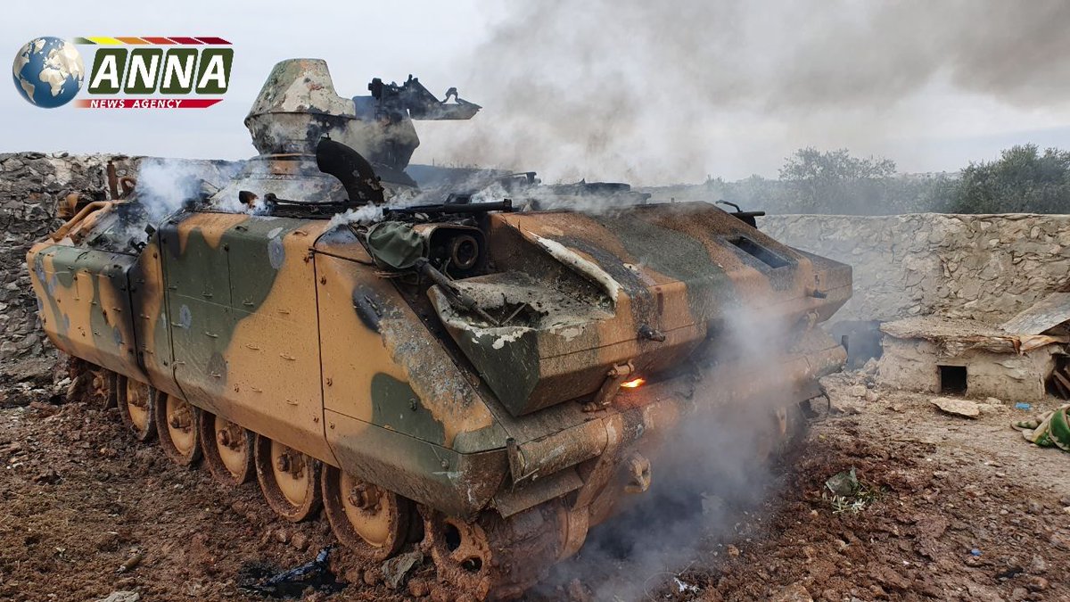 Visual evidence of 3 ACV-15 operated by Syrian rebels destroyed at Kafr Halab counterattack