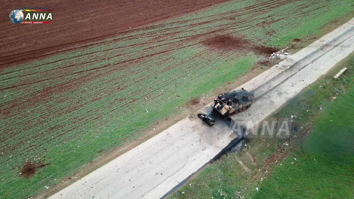 Visual evidence of 3 ACV-15 operated by Syrian rebels destroyed at Kafr Halab counterattack