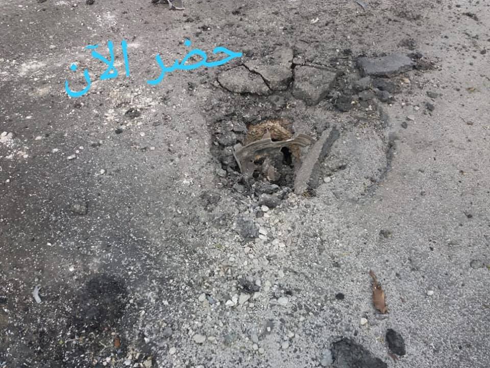 Images of the targeted car at Quneitra