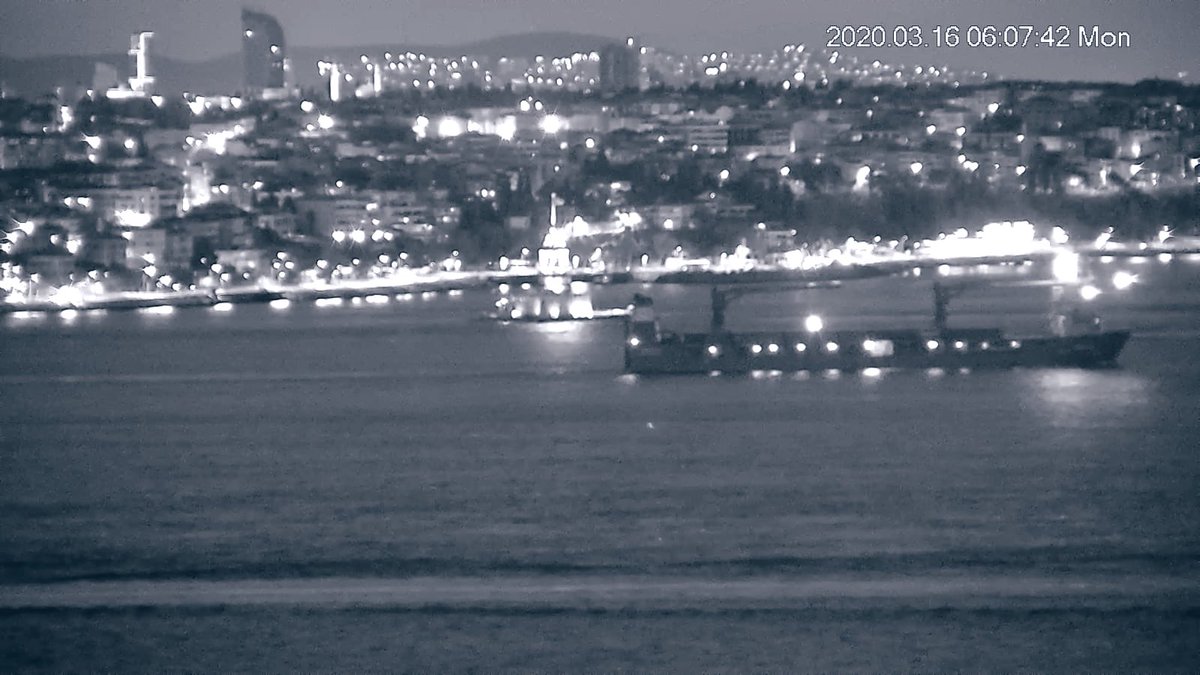 Russian Ministry of Defense owned Oboronlogistika chartered, heavily laden, Russia flag RoRo Sparta II transited Bosphorus towards Med en route from Novorossiysk to Tartus Syria carrying technical/military cargo. 02:00Z @BenKendim1