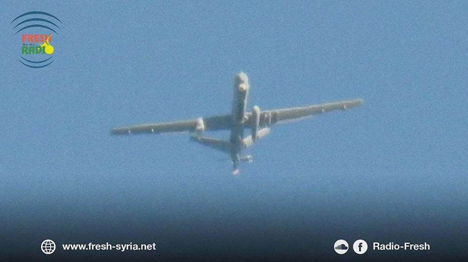 Syria: US drones intensively scanning N. Idlib countryside those days. Such UAVs carried out multiple strikes past months firing the Ninja missile R9X