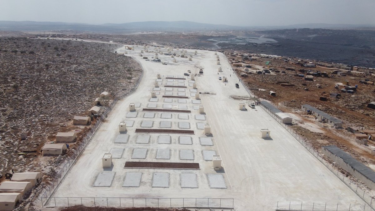 .@MarkCutts Syria: Construction of new camps in Idlib continues, following the displacement of nearly a million people earlier this year   Syria has more internally displaced people than any other country. Over 2.7 million are in Idlib & other parts of NW Syria