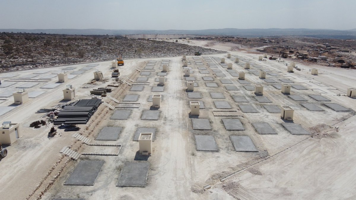 .@MarkCutts Syria: Construction of new camps in Idlib continues, following the displacement of nearly a million people earlier this year   Syria has more internally displaced people than any other country. Over 2.7 million are in Idlib & other parts of NW Syria