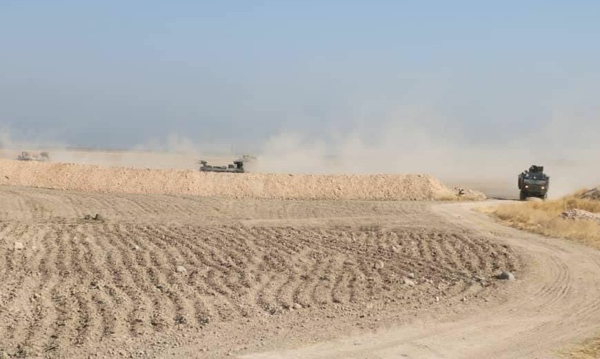 Kobane: Turkish army and Russian army launched joint patrol in Kobane's rural area