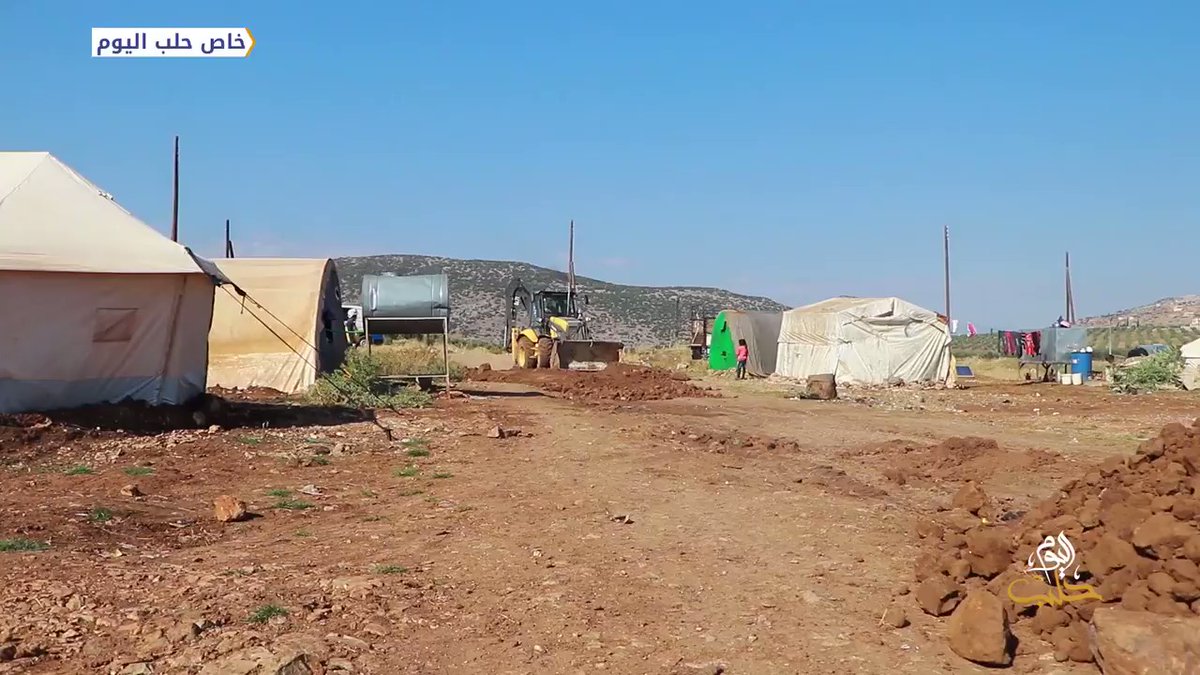 With voluntary support and with the help of the civil defense, preparations in Afrin camps to face the winter season