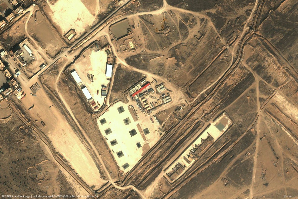 @obretix: Airstrip complete at the US/Coalition base in Shaddadi  (26 Jan 2021)