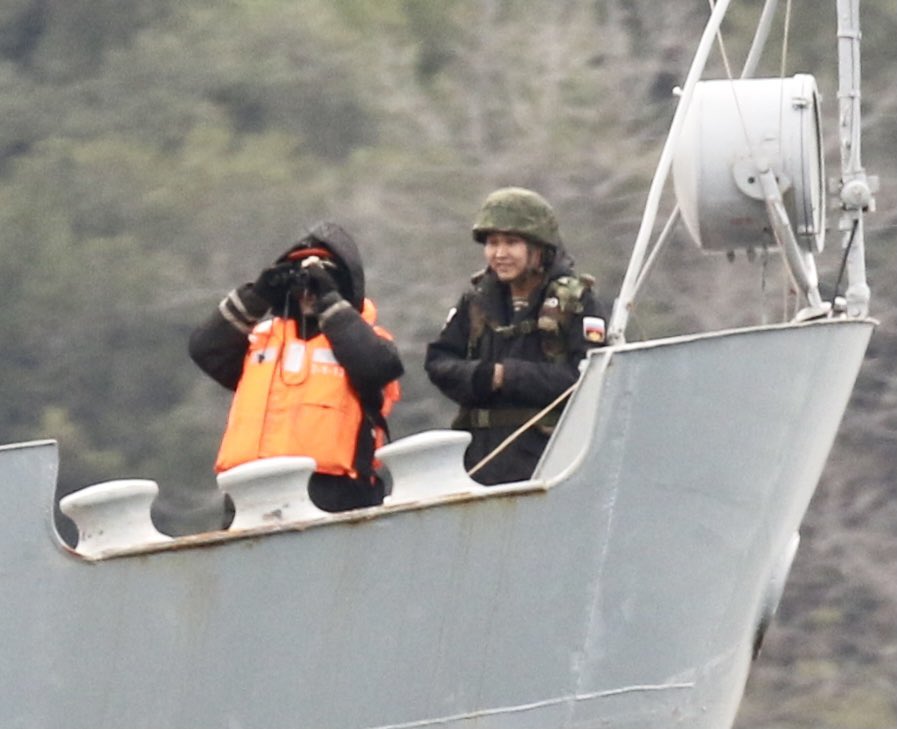 Russia's Syria campaign: Russian Navy Russian Navy Project 1171 Black Sea Fleet 197th Landing Ship Brigade Tapir (NATO:Alligator) class LST Saratov 150 transited Bosphorus towards Mediterranean en route to the Russian naval base in Tartus