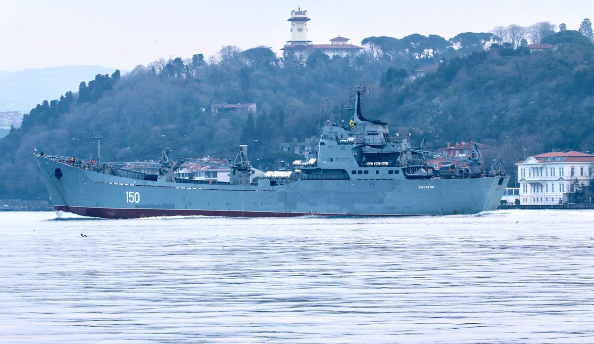 Russian Navy Project 1171 Black Sea Fleet 197th Landing Ship Brigade ...