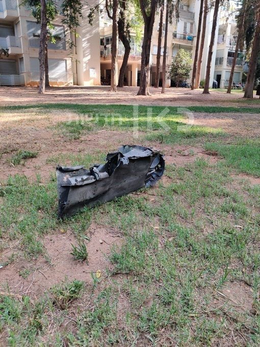 Parts of a Syrian surface-to-air missile that was fired towards Israeli fighter jets last night have been found in north Tel Aviv. No incoming rocket alert siren was activated but residents of central Israel reported large bangs last night