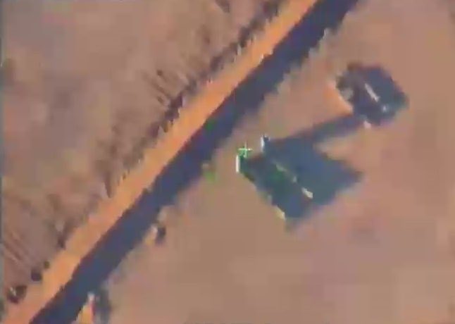 UAV photos of the alleged S-300 system at Tabqa airbase. Note how all of the photos are from far away and blurry. These could still be decoys