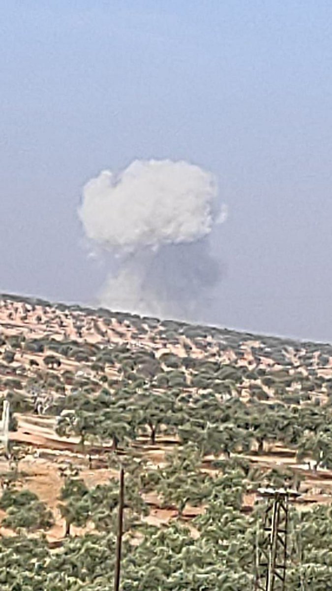 Idlib: This morning RuAF airstriked Ariha countryside