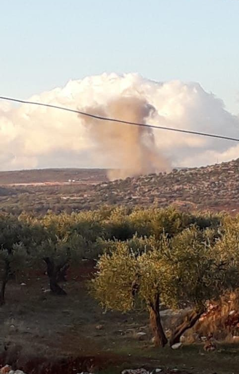 Syria: Russian airstrikes continue this morning. Ongoing bombardment on Jebal Zawiyah, around Al-Bara (S. Idlib)