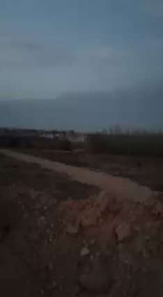 Clashes ongoing between the SDF's Manbij Military Council and TFSA at Mahsanli, north of Manbij. Heavy machine guns and small arms in use while Turkish drones fly overhead