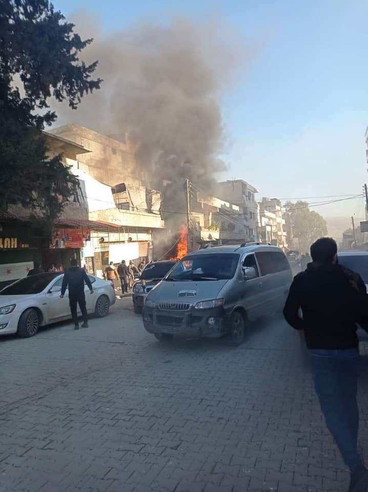 Cara bomb exploded in Afrin 