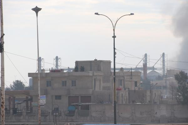 IMAGE from today's clashes in vicinity of the Gweiran (al-Sinaa prison), Al Zouhur neighborhood