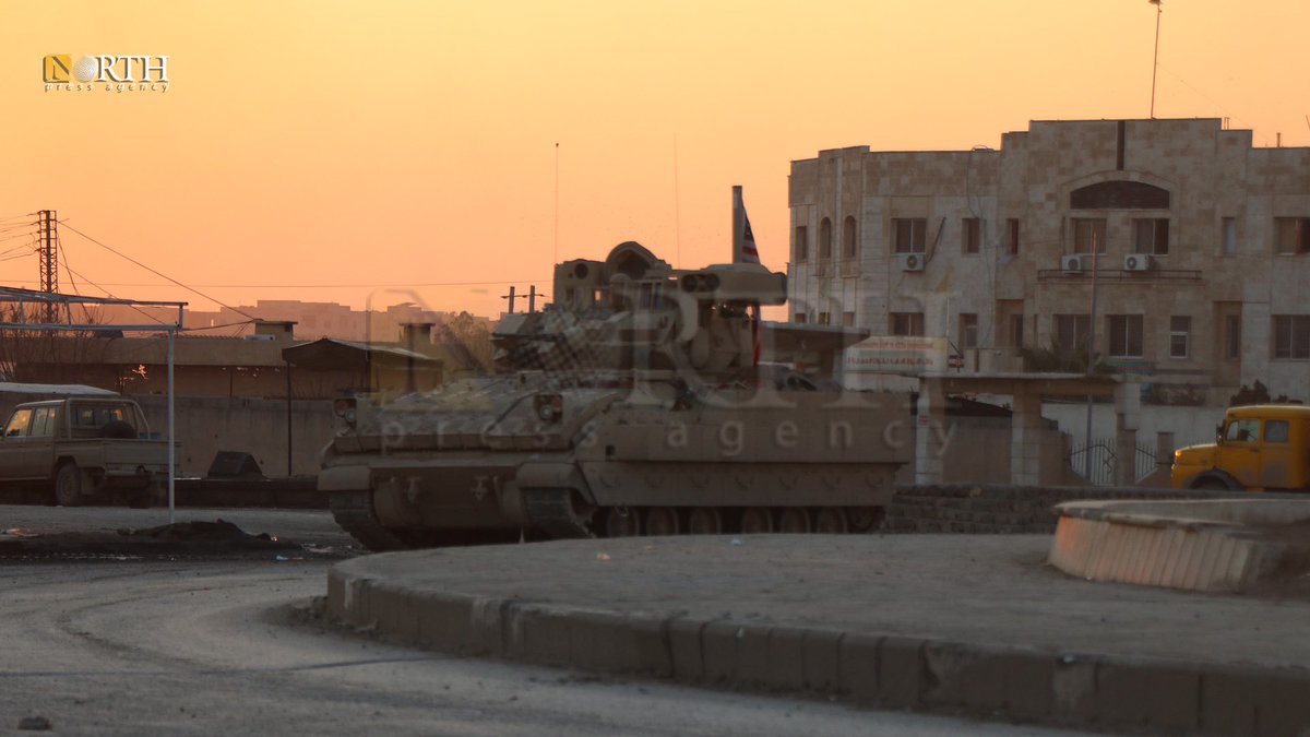 The Americans have brought Bradley IFVs to support the SDF in clashes against Daesh cells and escaped inmates at al Sina'a prison in Hasakah