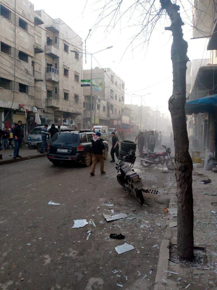 Pics from the aftermath of shelling in al Bab