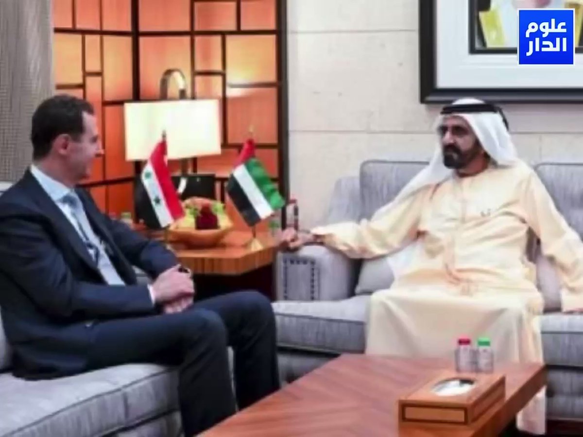 محمد بن راشد يستقبل الرئيس السوري بشار الأسد في دبي، وذلك في إطار العلاقات الأخوية بين البلدين. الإمارات