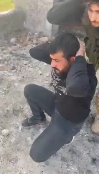 Largest round of TFSA infighting since last year currently ongoing at 'Olan village north of al Bab between Ahrar al Sham and Jabhat al Shamiyah. In this video, a large number of Ahrar al Sham members captured