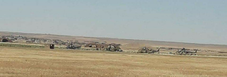 The Russian army has deployed Russian attack helicopters to the Abu al-Duhur military airport in the eastern countryside of Idlib in Syria