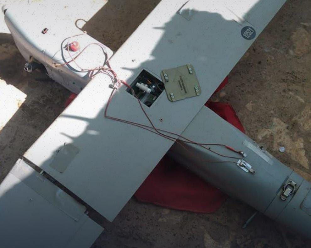Opposition groups shot down the Russian Orlan 10 type UAV in the town of Jericho in the south of Idlib