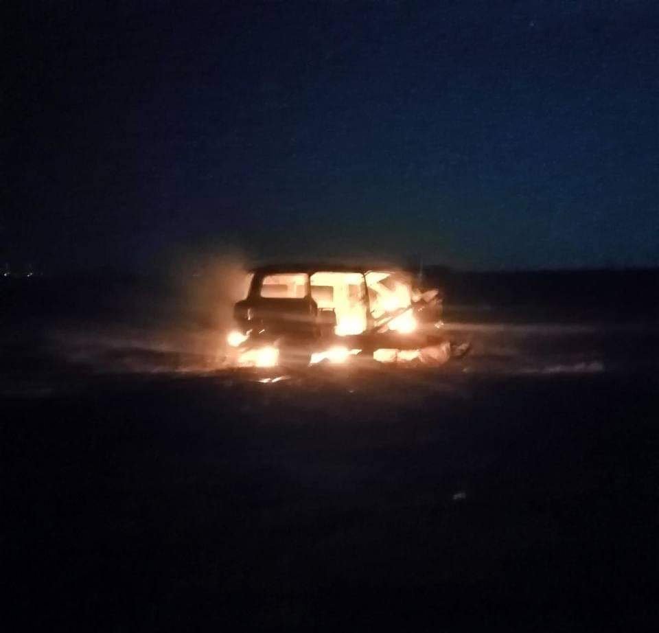 YPG, located in the Tel Rifat region, hit a civilian vehicle around the town of Mare with an ATGM missile.