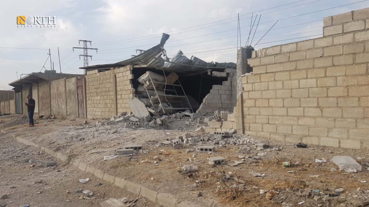 Unknown targeting causes damage to house in Syria's Qamishli