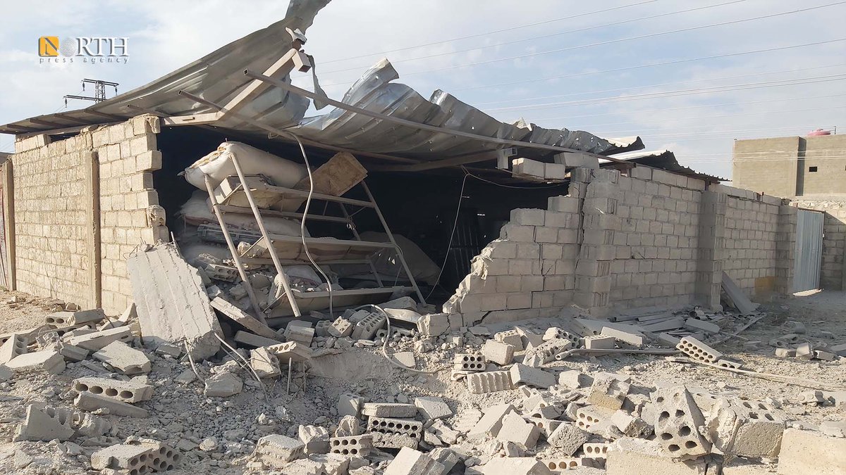 Unknown targeting causes damage to house in Syria's Qamishli