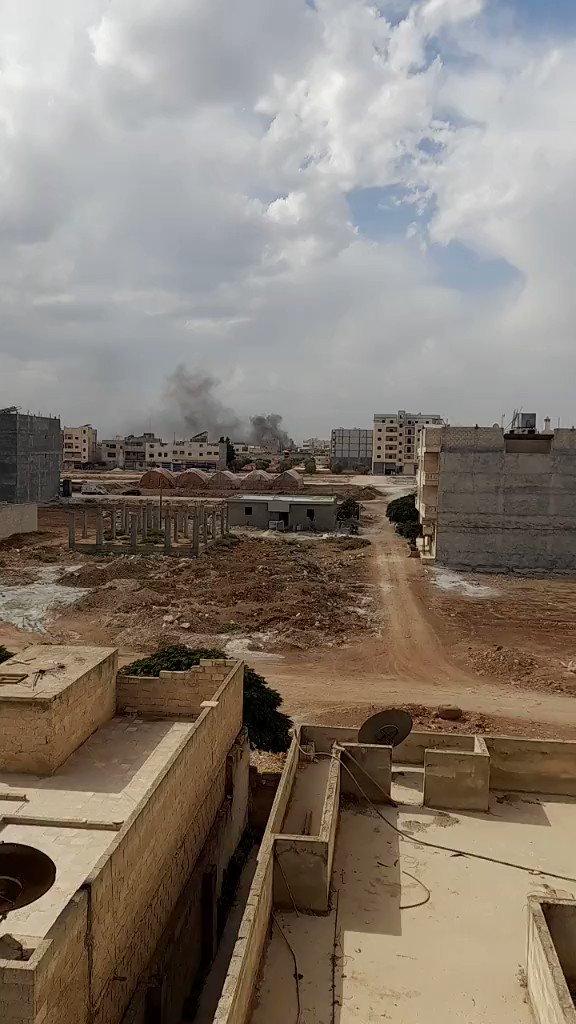 Violent clashes between the Third Corps and Tahrir al-Sham in Kafr Jannah in Aleppo countryside