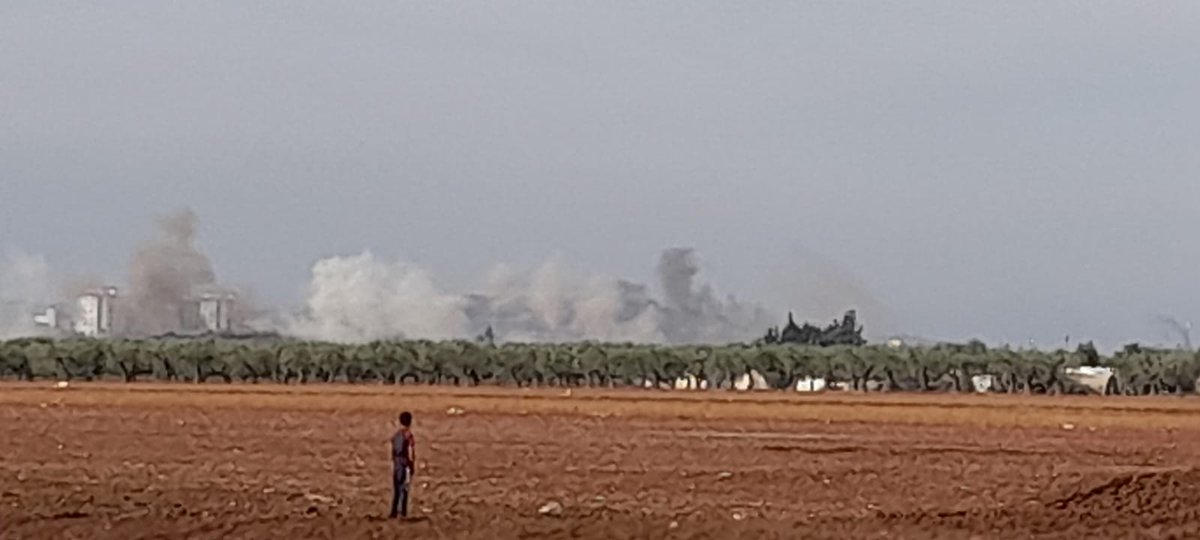 YPG targets the Öncüpınar border crossing area within the Turkey border