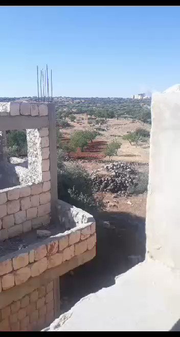 Pro-Assad forces bombarded with rocket launchers the vicinity of the Turkish military point near the town of Al-Bara in the southern countryside of Idlib