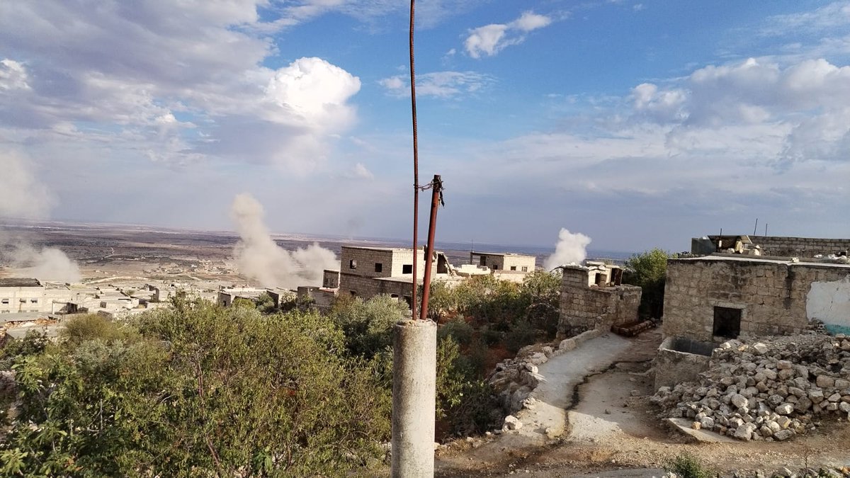 قتلى وجرحى بقصف مكثف لقوات النظام على قرى وبلدات جبل الزاوية جنوبي إدلبn