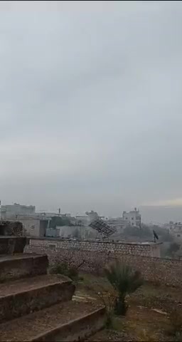 Scenes of continued clashes between opposition forces and government forces on the 46th regiment front, west of Aleppo.
