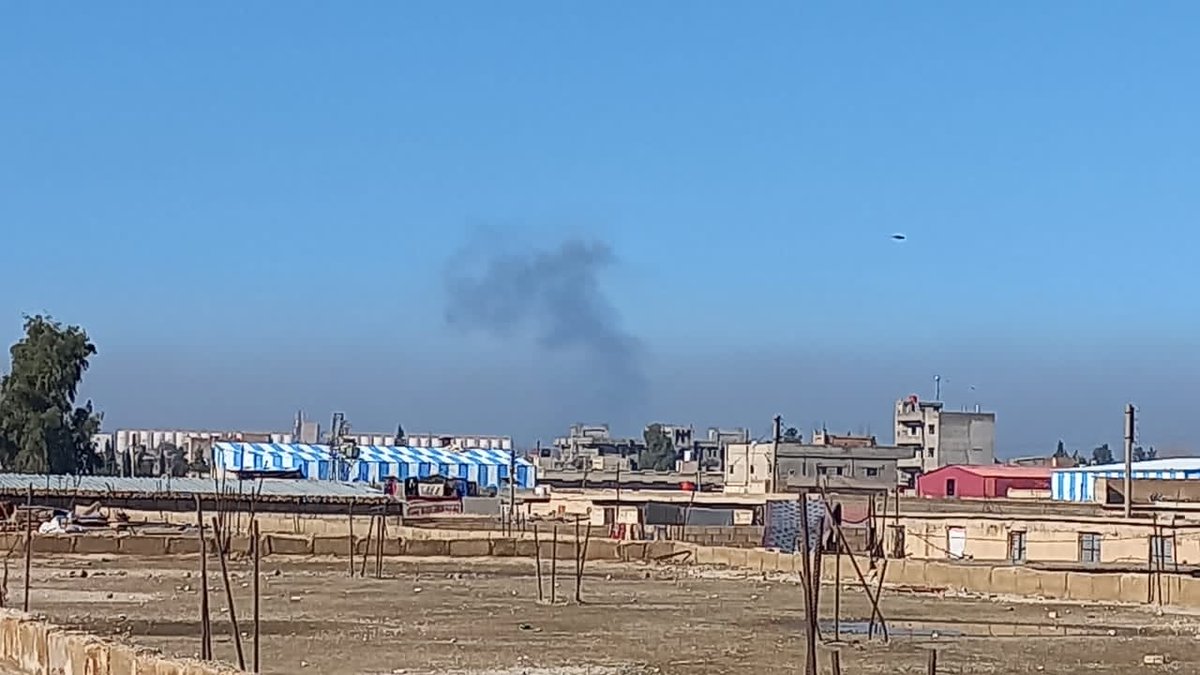 Turkish strikes target the vicinity of the city of Qamishli, NE_Syria