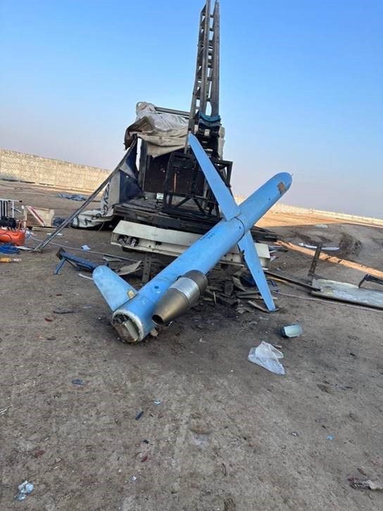 On Jan. 3, Iraqi police in Babylon discovered a land attack cruise missile of Iranian design that failed to launch. The use of Iranian supplied munitions by terrorist groups within Iraq and Syria endanger Coalition forces and local residents