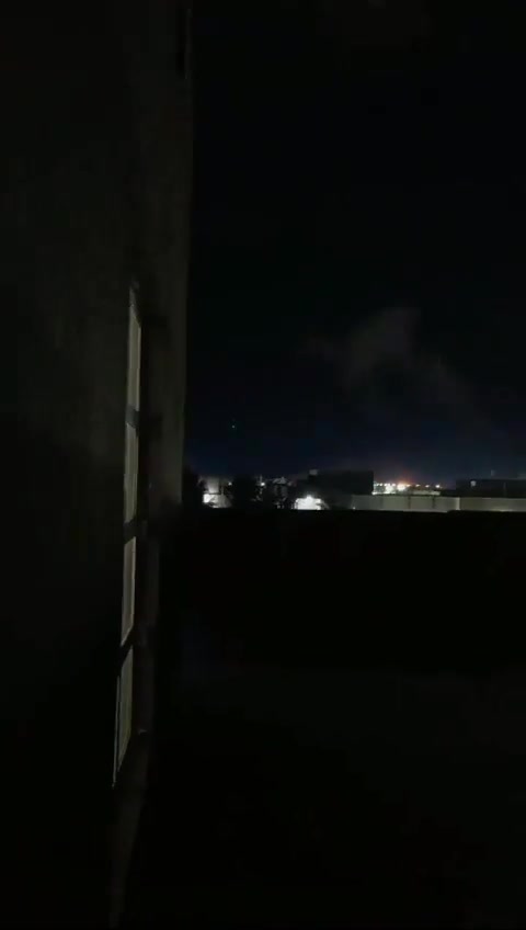 The moment of the USAF airstrikes on Al-Qaim, western Iraq