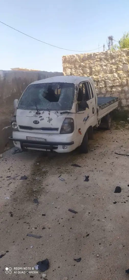 FPV drone strikes wrecking havoc in Darat Izza today (W. Aleppo). Civilians & market area struck. 5 wounded documented so far including children. At least 8 strikes reported