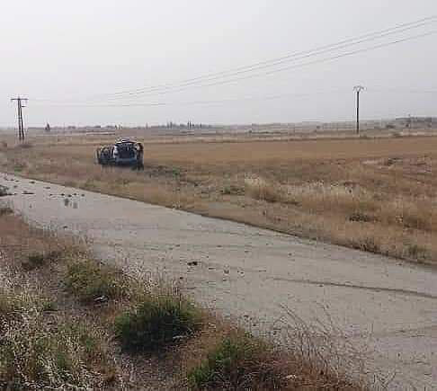 Turkish intelligence's (MİT) UCAV targeted a vehicle belonging to YPG on Tal  Tamr - Hasakah road. It was claimed that 3 YPG members were killed in the incident