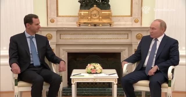 Putin met with Bashar Assad in Moscow