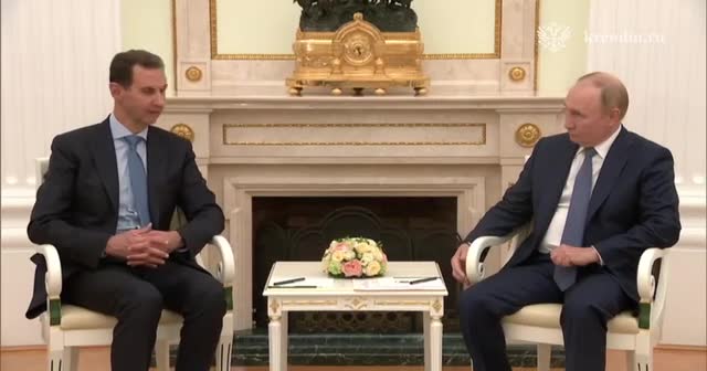 Poutine a rencontré Bachar al-Assad à Moscou