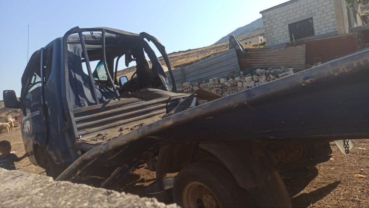 Syria: after several days of pause, FPV drone strikes resumed this morning in Greater Idlib. At least 6 were used by pro-Assad forces in NW. Hama, on Kalidan-Qastun axis (North of Ankawi). 4 vehicles and one house were struck. One civilian was wounded