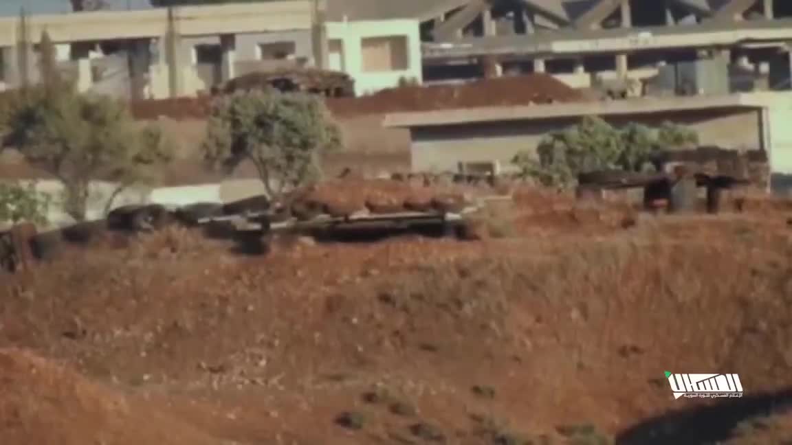 Syrie : HTS a neutralisé une position de tir gouvernementale sur l'axe du 46e régiment (front ouest d'Alep) avec une frappe SPG-9