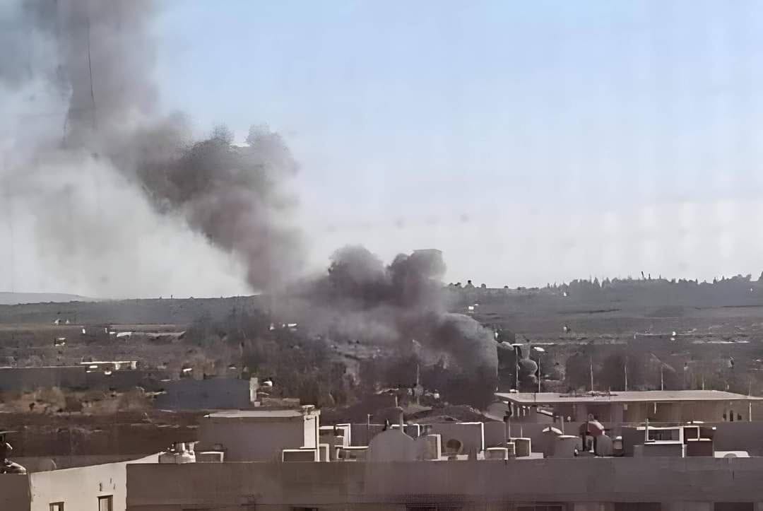 Israeli bombing targets Quneitra area on the road to the Syrian capital, Damascus