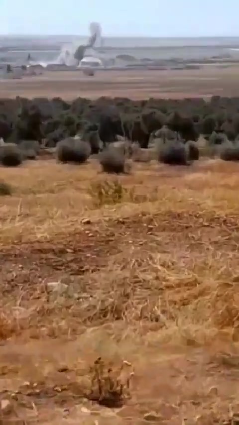 סוריה: תוצאות ההפגזה של הצבא הטורקי על בסיס אוויר מנאג (SDF-YPG) באזור הכפרי של צפון חלב